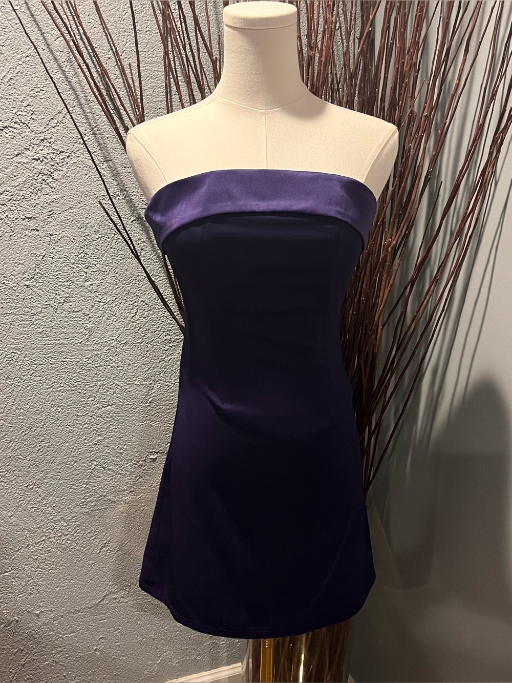 🌺NWT SKY TO MOON PURPLE STRAPLESS MINI DRESS SIZE SMALL🌺